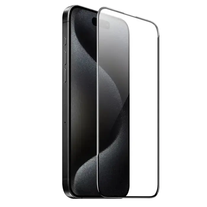 Borofone Tempered glass BF8 Diamond Armor Full Screen 5D Large Arc for Iphone 16 Pro Max - 10 pieces Foto 2