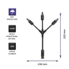 Qoltec Solar Connector | MC4 connector | Type Y | 1000V | 30A Фото 4