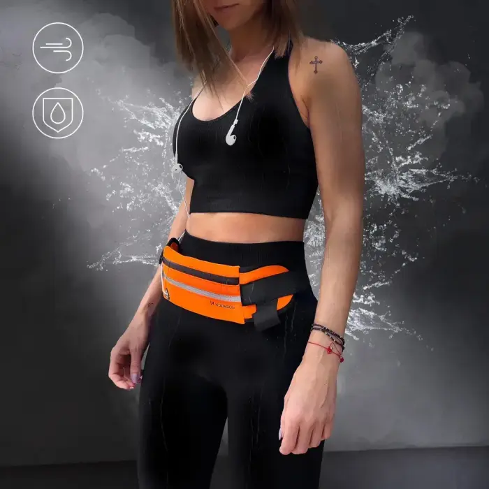 Wozinsky expandable running belt black (WRBBK1) Foto 6