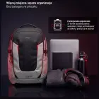 Diablo Chairs Prime Multifunctional Laptop Backpack black grey Photo 4