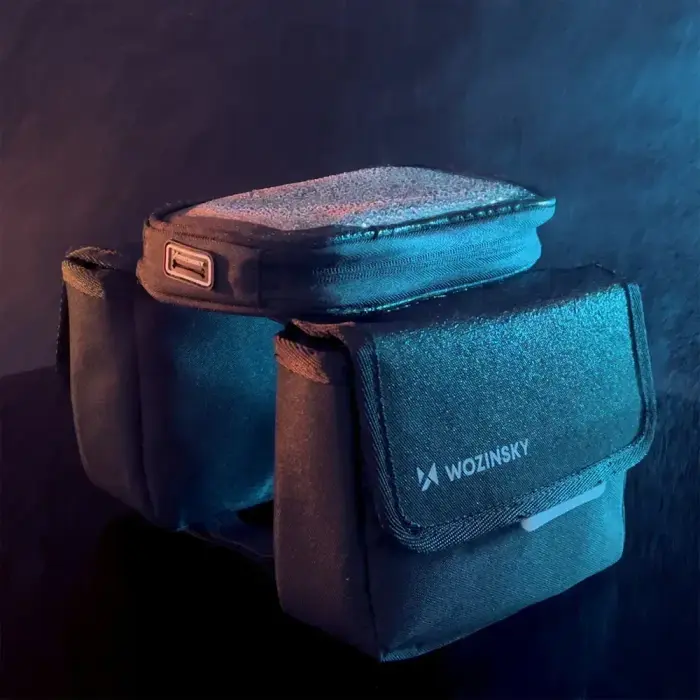 Wozinsky bicycle frame bag, waterproof phone case, 1.5l, black (WBB26BK) Foto 12