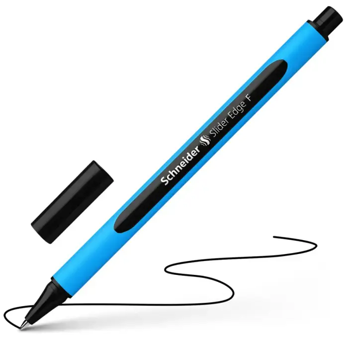 Lodīšu pildspalva SCHNEIDER SLIDER EDGE 0.5 mm, zils korpuss, melna tinte Photo 2