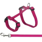 Krūšu siksna ar pavadu kaķiem - Trixie Harness XL with Lead 34:57cm/13mm, Lead 1.20m Фото 1