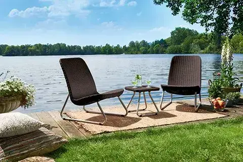 Dārza mēbeļu komplekts Rio Patio Set brūns Foto 5