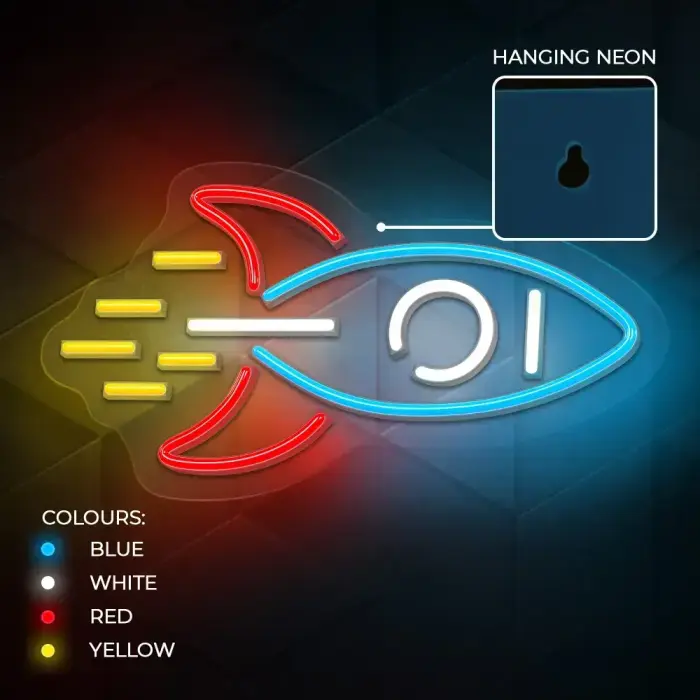 Neon PLEXI LED ROCKET multicolor NNE18 Neolia Фото 5