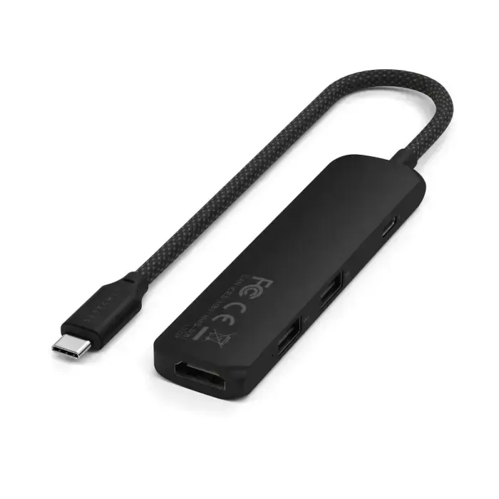 SATECHI adapter HUB 4in1 Type C ST-P4SK black Фото 4