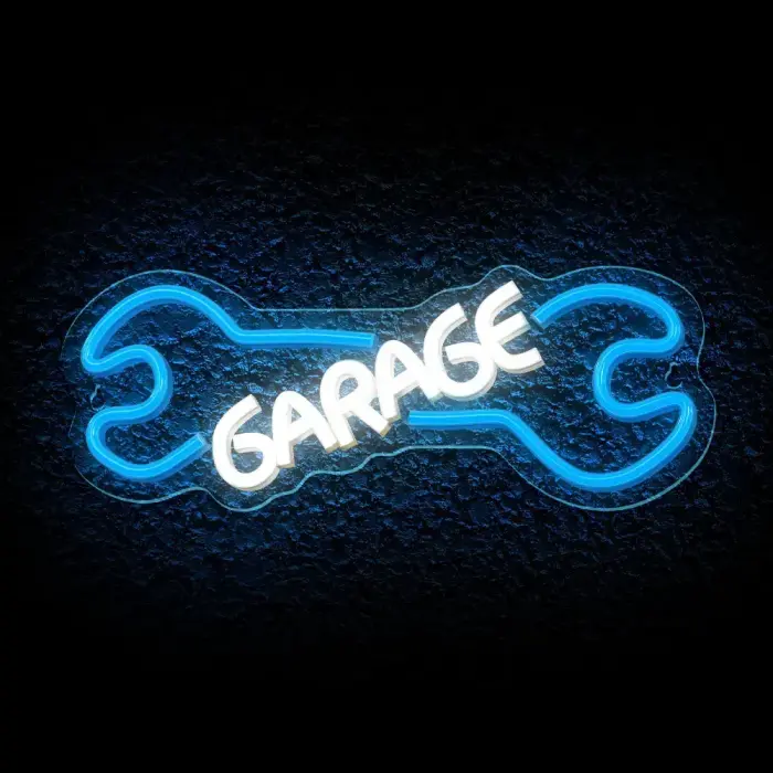Neon PLEXI LED GARAGE blue white NNE22 Neolia Photo 4