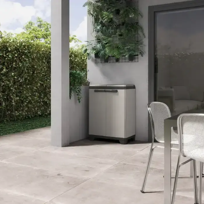Система сортировки отходов Planet 110L Система утилизации 68x39x92cm серый/черный Фото 3