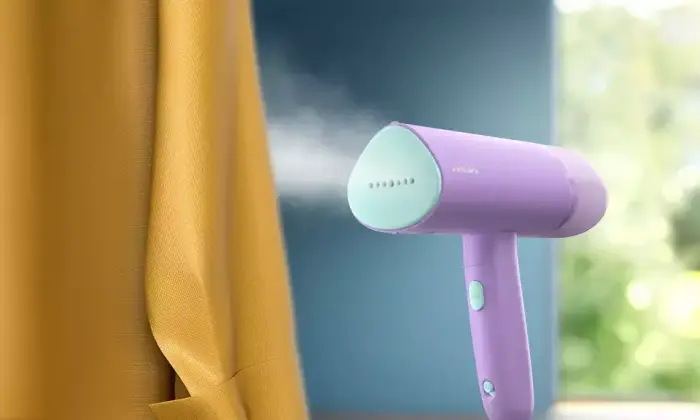 PHILIPS rokas tvaika gludināšanas ierīce, 1000W, violets Foto 3
