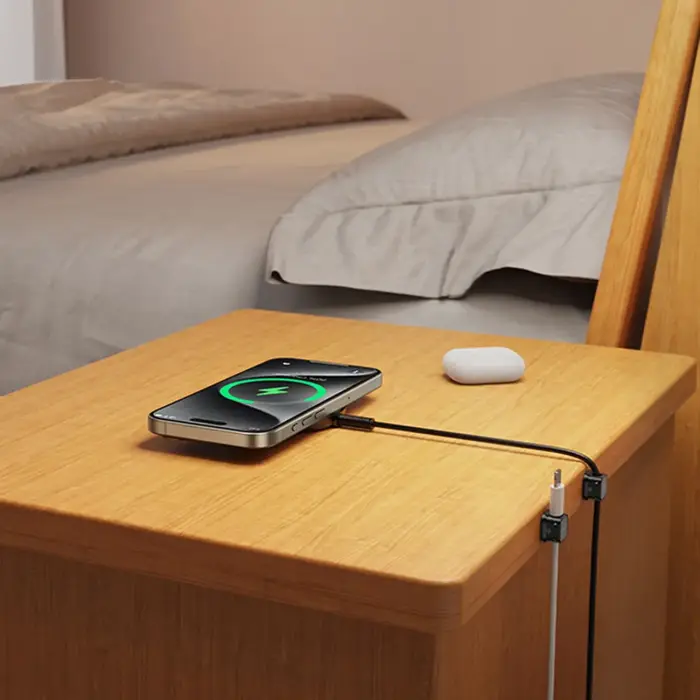 Joyroom JR-ZS368 magnetic cable organizer - black (3 pcs.) Foto 12