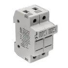 Qoltec Fuse base + DC fuse | 2P|1000V |20A |10x38 |solar Foto 1