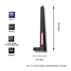 Qoltec Wi-Fi 2.4 / 5GHz antenna omnidirectional | 5dBi Фото 5