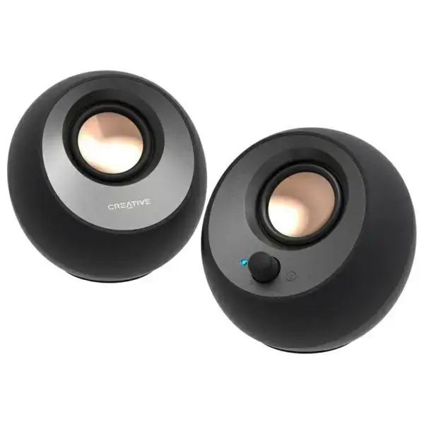Creative Głośniki do komputera Pebble     2.0 V3 czarny|black Bluetooth 5.0 USB-C Photo 6