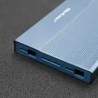 Qoltec Aluminium Enclosure | SSD HDD 2.5'' drive | SATA | USB 3.0 | Super speed 5Gb/s | 2TB | Blue Photo 6