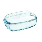 Stikla trauks ar vāku 4,5L taisnstūrveida Essentials 33x20x14cm Foto 1