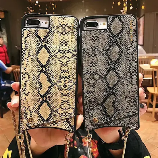 BAG - SNAKE Leather Case - IPHONE XS MAX Gold Foto 6