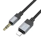 Cable AUX Jack 3,5 mm (male) to Lightning (male) Hoco 1 m UPA32A black Photo 1