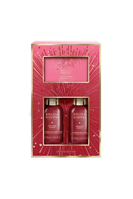 Debenhams Midnight Cherry Make Me Sparkle Bathing Gift Set Photo 2