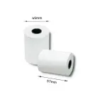 Qoltec Thermal roll 57 x 20 | 55g / m2 | 10 pcs. | BPA free Фото 3