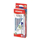 Lodīšu pildspalva KORES SOFT GLIDE K11 M 0.7 mm zila Photo 1