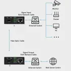 Qoltec Bidirectional Ethernet SWITCH Media Converter 1x RJ45 1x SFP| 1000Mbps | 5V Фото 8