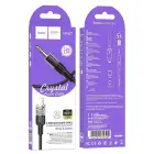 Cable AUX Jack 3,5 mm to Lightning Hoco 1,2 m UPA27 black Photo 6
