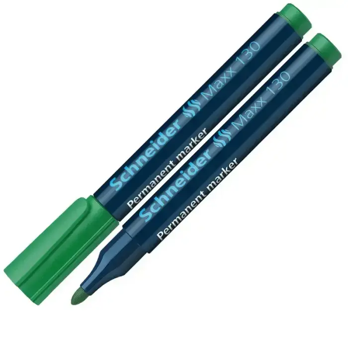 Noturīgais marķieris SCHNEIDER MAXX 130 konisks, 1-3 mm, zaļš Photo 1