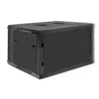 Qoltec RACK Cabinet 19" | 6U | 600 x 370 x 600 | Tempered doors | Hanging | Steel case | Lock | Black Photo 5