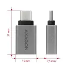 AXAGON RUCM-AFA adapter USB-C -> USB-A ALU Фото 3