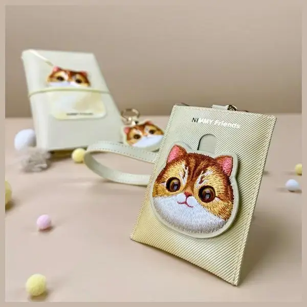 Nimmy portfel na karty khaki Big Eyed     Pet 2.0 Cat Фото 4