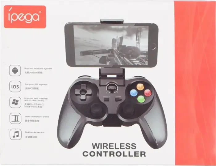 iPega PG-9078 Bluetooth 3.0 Gamepad for PS3 | PC | Adroid With Smartphone Holder Photo 2