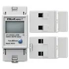Qoltec Single-phase electronic energy consumption meter for DIN rail | RESET | periodic and continuous meter | 230V | 60A | LCD | LED | 2P Foto 13