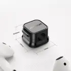 Joyroom JR-ZS368 magnetic cable organizer - black (6 pcs.) Фото 11