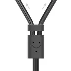 UGREEN AV102 2x RCA cable (Cinch) jack 3.5 mm 0,25m (black) Photo 2