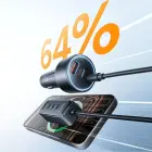 Orico ChargeClip 108W Car Charger 2x USB-A + 4x USB-C with Clip - Black Foto 6