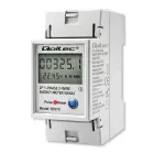 Qoltec Single-phase electronic energy consumption meter for DIN rail | RESET | periodic and continuous meter | 230V | 60A | LCD | LED | 2P Foto 9