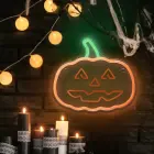 Neon PLEXI LED PUMPKIN WITH STEM orange green NNE13 Neolia Photo 2