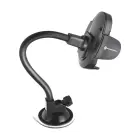 Car phone holder Forcell F-Grip Oval 27 cm windshield / dashboard / air vent black Photo 7