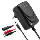 Qoltec Automatic charger for AGM GEL STD batteries | 6V/12V charger | 6W | 5.5x2.1 | 1.8m cable Photo 1