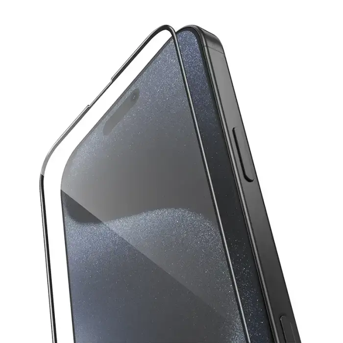Borofone Tempered glass BF8 Diamond Armor Full Screen 5D Large Arc for Iphone 16 Pro Max - 10 pieces Foto 3