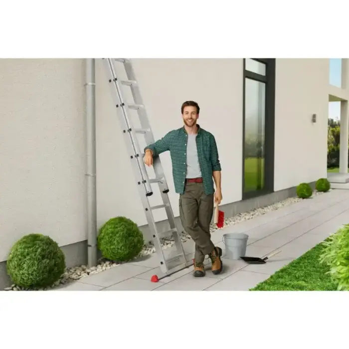 Kāpnes S80 ProfiStep duo / alumīnija / 2x15 pakāpieni Foto 4