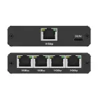 Qoltec Splitter Ethernet mini SWITCH 1x4 RJ45 | 1000Mb/s | USB-C | Aluminium Фото 12