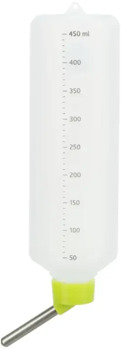 Dzirdinātava grauzējiem - Trixie Water bottle with wire holder, plastic, 450 ml Foto 4