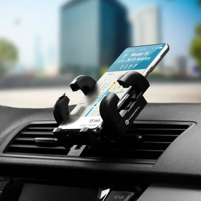 Car phone holder Forcell F-Grip Regular air vent black Photo 17