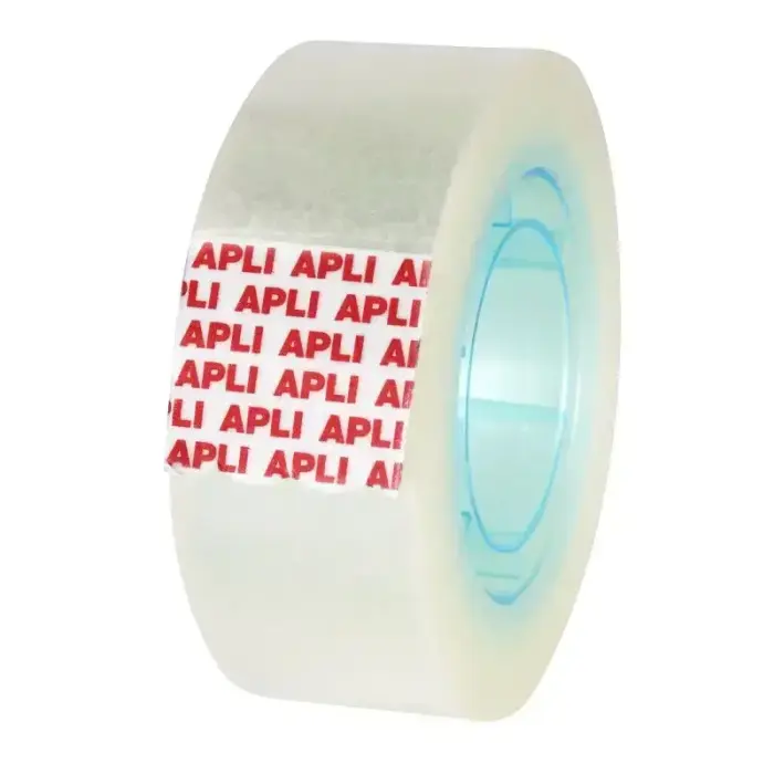 Līmlente APLI Crystal 19mm x 33m, īpaši caurspīdīga Foto 4