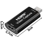 Fusion video signāla pārveidotājs no HDMI uz USB (attēlu uzņemšana) melns Foto 2