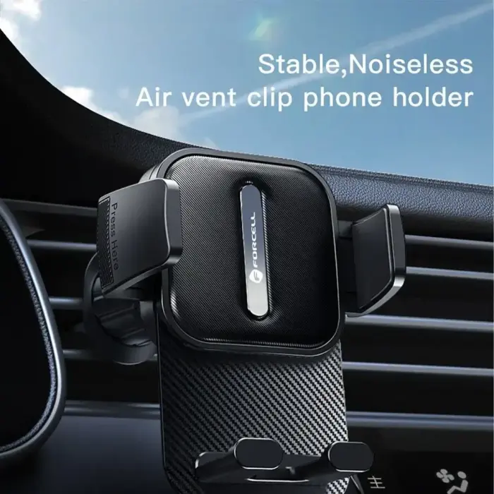 Car phone holder Forcell F-Grip Guardian AV air vent black Photo 15