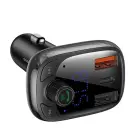 Bluetooth transmitter / car charger Baseus S-13 (Overseas Edition) - black Фото 3