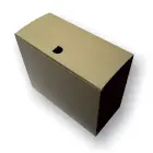 Arhīva kārba SMLT 270 x 155 x 330 mm no kartona, saliekama, brūnā krāsā Фото 1