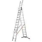 Combination stairs S100 Hailo ProfiLOT / aluminium / 3x12 steps Photo 1